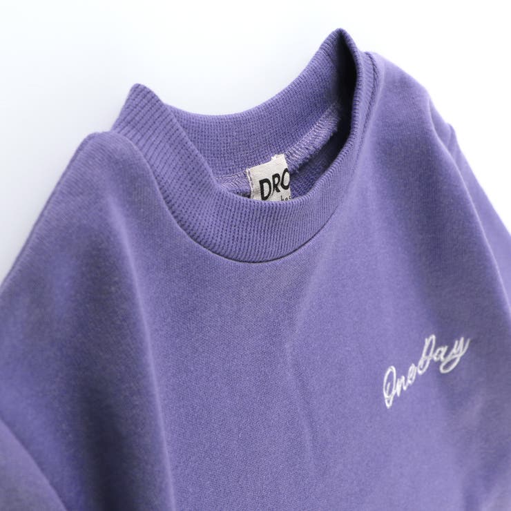 【DRC/やわらか薄手裏毛】ワンポイント刺繍長袖ワンピース | ブランシェス | 詳細画像10 