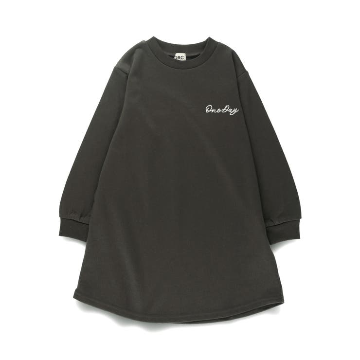 【DRC/やわらか薄手裏毛】ワンポイント刺繍長袖ワンピース | ブランシェス | 詳細画像19 