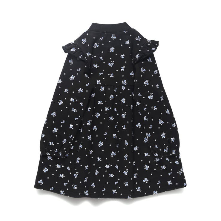 【WEB限定/DRC/やわらか裏起毛】総柄ワンピース | ブランシェス | 詳細画像25 