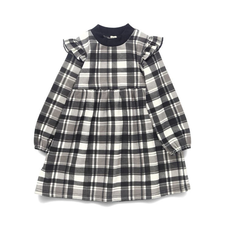 【WEB限定/DRC/やわらか裏起毛】総柄ワンピース | ブランシェス | 詳細画像9 