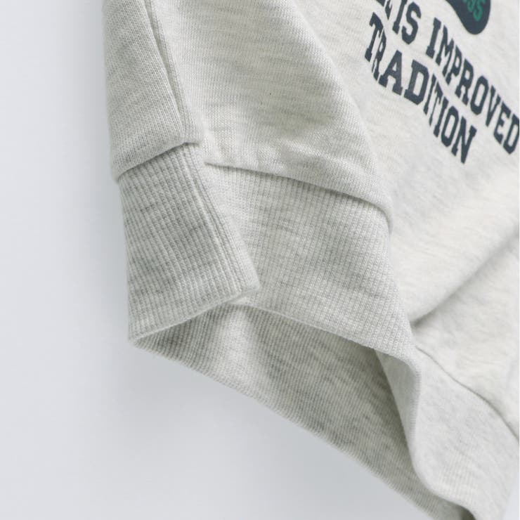 【WEB限定/DRC/やわらか薄手裏毛】ロゴスウェット+ロングパンツセット | ブランシェス | 詳細画像21 