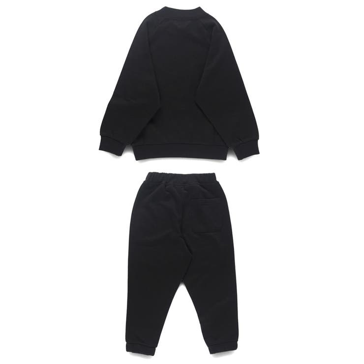 【WEB限定/DRC/やわらか薄手裏毛】ロゴスウェット+ロングパンツセット | ブランシェス | 詳細画像9 