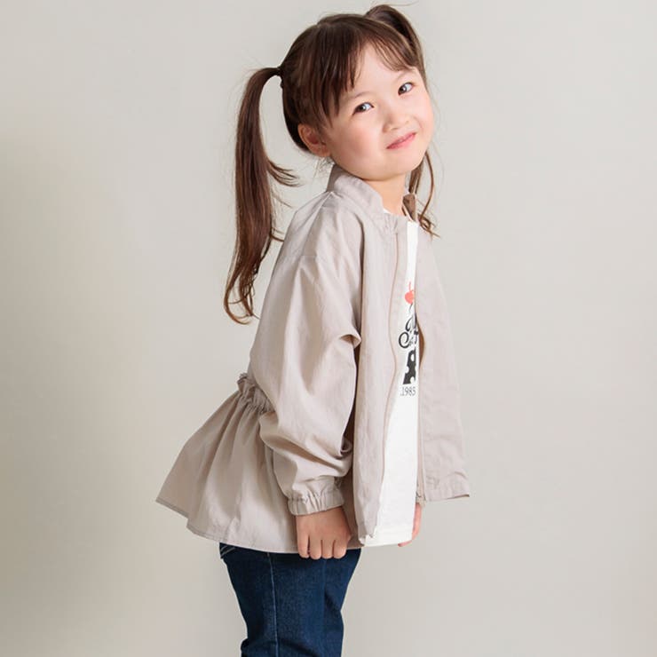 【WEB限定/DRC】Aラインシルエットナイロンジャケット | ブランシェス | 詳細画像19 