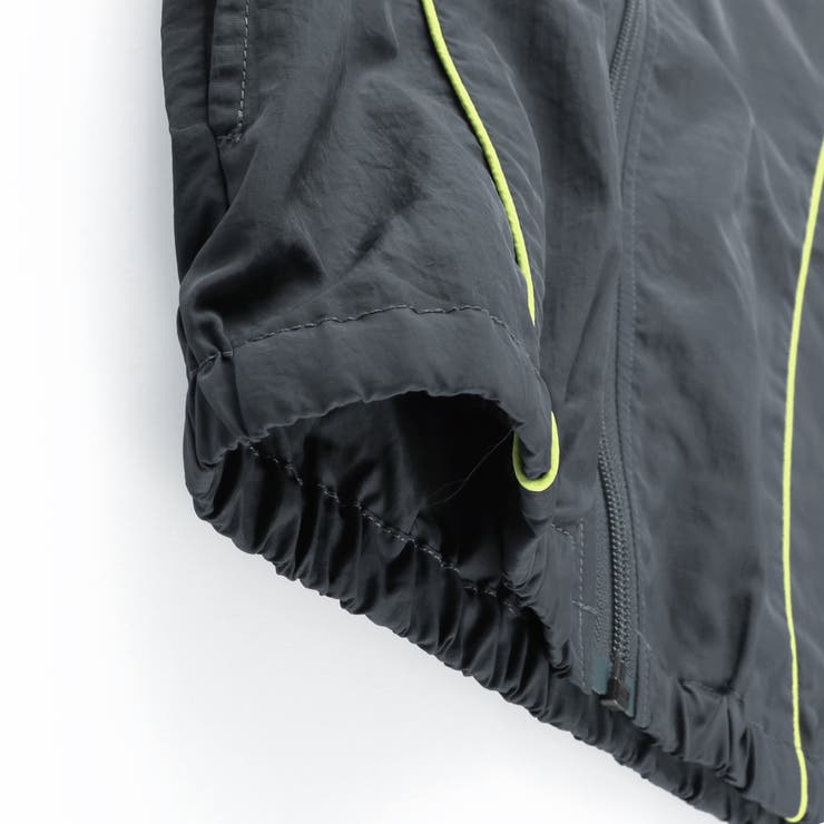 【WEB限定/DRC/セットアップ対応】配色パイピングナイロンジャケット | ブランシェス | 詳細画像9 