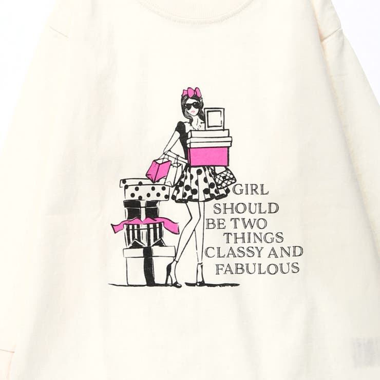 ガールズアソートグラフィック長袖Tシャツ | ブランシェス | 詳細画像2 