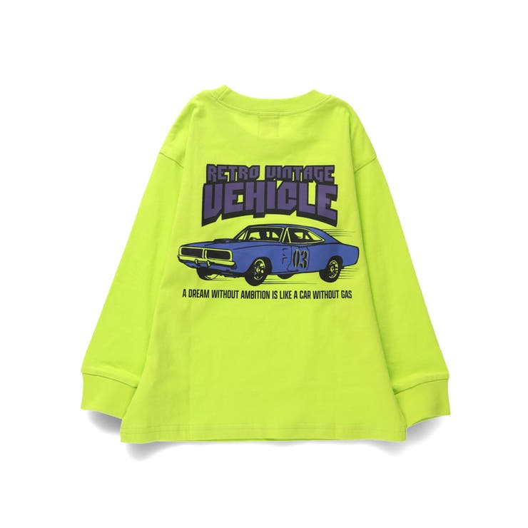 ライム | 【DRC/お肌に嬉しい綿100％】アソートグラフィック長袖Tシャツ | ブランシェス