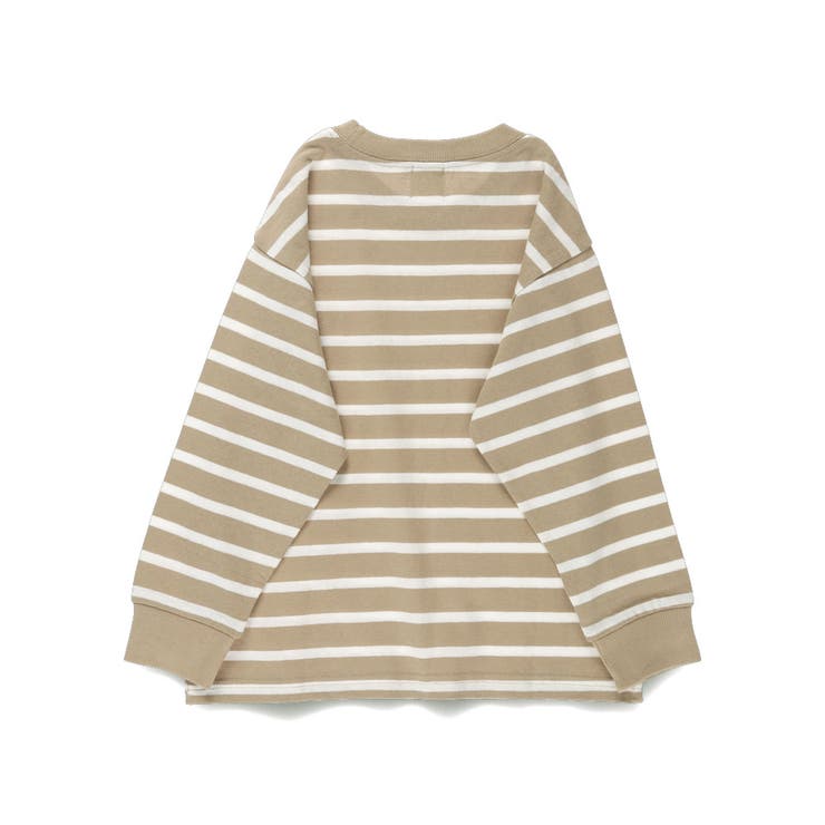 名札通しループ付きボーダー長袖Tシャツ 春 トップス | ブランシェス | 詳細画像12 
