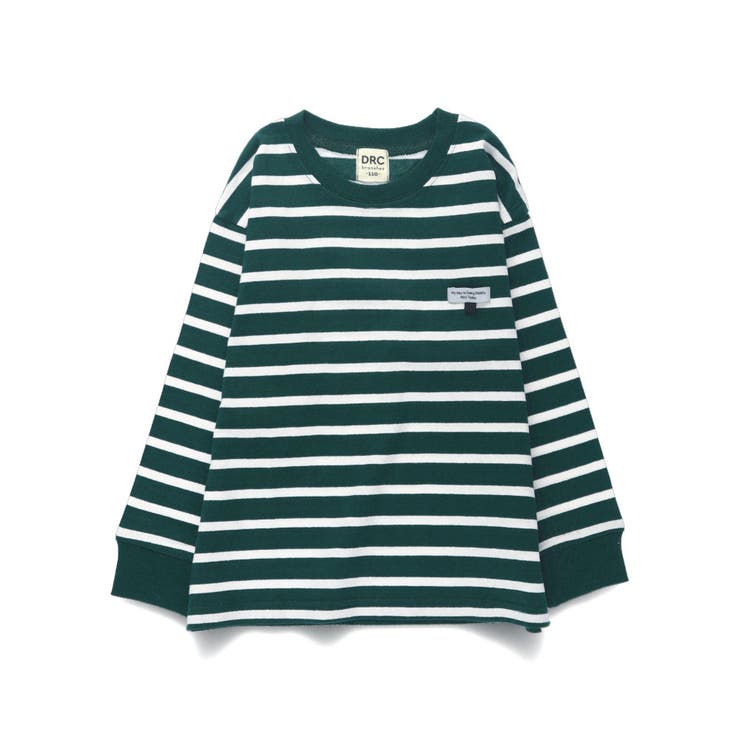 名札通しループ付きボーダー長袖Tシャツ 春 トップス | ブランシェス | 詳細画像13 
