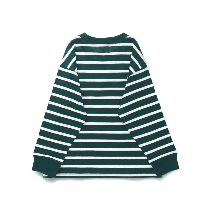 名札通しループ付きボーダー長袖Tシャツ 春 トップス | ブランシェス | 詳細画像15 