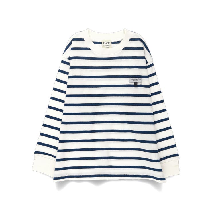 名札通しループ付きボーダー長袖Tシャツ 春 トップス | ブランシェス | 詳細画像2 