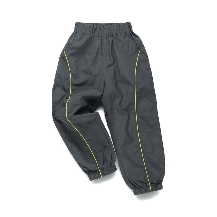 【WEB限定/DRC/セットアップ対応】配色パイピングナイロンロングパンツ | ブランシェス | 詳細画像2 