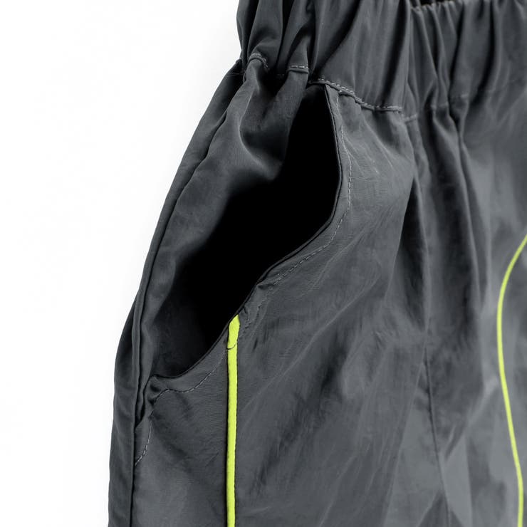 【WEB限定/DRC/セットアップ対応】配色パイピングナイロンロングパンツ | ブランシェス | 詳細画像6 