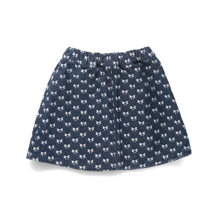 【WEB限定/DRC】リボン総柄デニムスカート | ブランシェス | 詳細画像10 