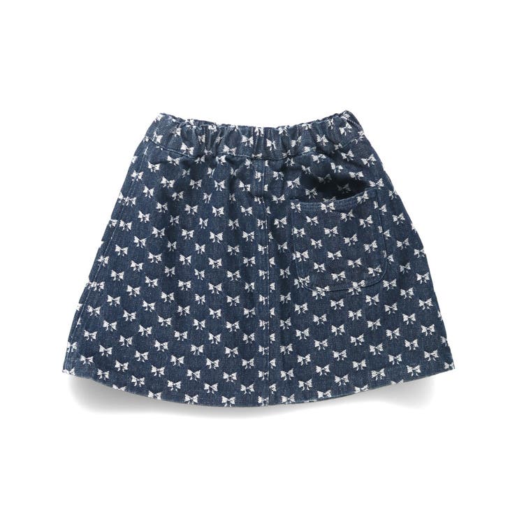 【WEB限定/DRC】リボン総柄デニムスカート | ブランシェス | 詳細画像12 