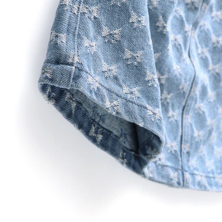 【WEB限定/DRC】リボン総柄デニムスカート | ブランシェス | 詳細画像6 