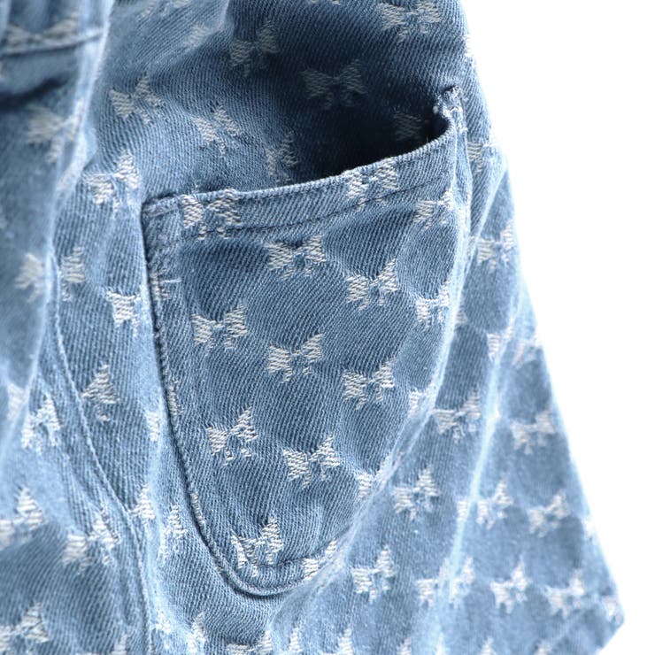 【WEB限定/DRC】リボン総柄デニムスカート | ブランシェス | 詳細画像7 