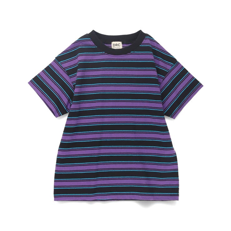 【DRC/綿100％】マルチボーダー半袖Tシャツ/ボーダー/ミックス ボーダー | ブランシェス | 詳細画像12 