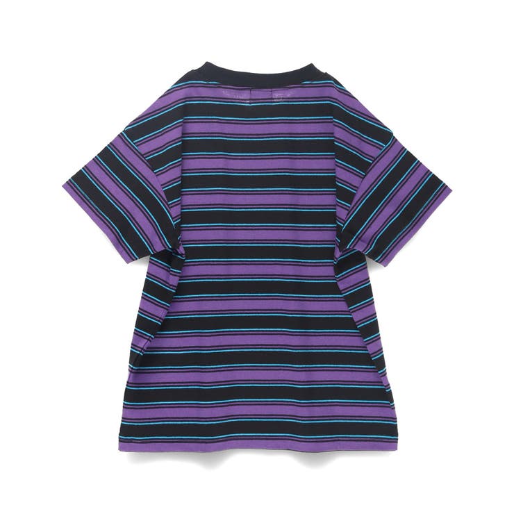 【DRC/綿100％】マルチボーダー半袖Tシャツ/ボーダー/ミックス ボーダー | ブランシェス | 詳細画像13 