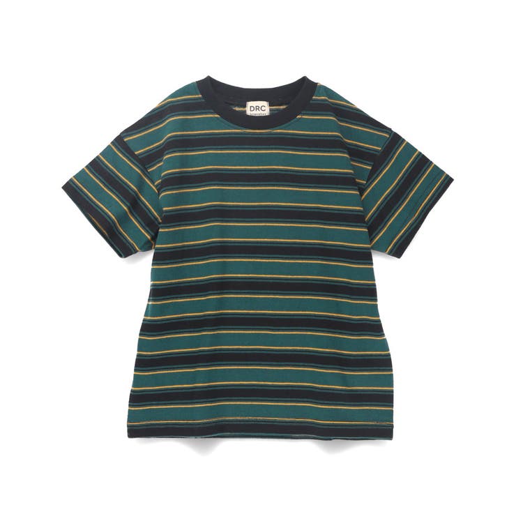 【DRC/綿100％】マルチボーダー半袖Tシャツ/ボーダー/ミックス ボーダー | ブランシェス | 詳細画像14 