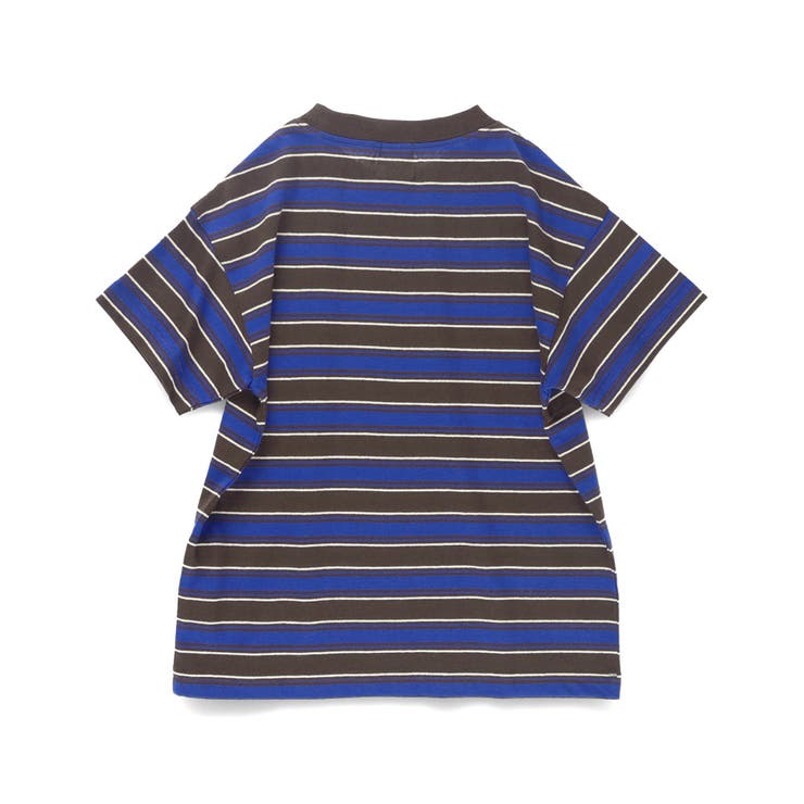 【DRC/綿100％】マルチボーダー半袖Tシャツ/ボーダー/ミックス ボーダー | ブランシェス | 詳細画像18 