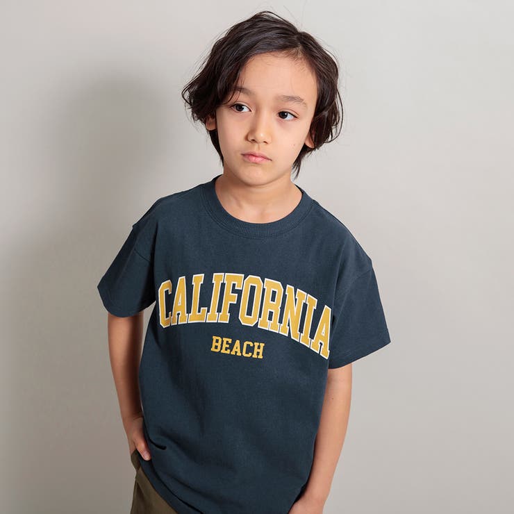 ネイビーブルー | 【DRC/綿100％】アソートグラフィック半袖Tシャツ 春 トップス | ブランシェス