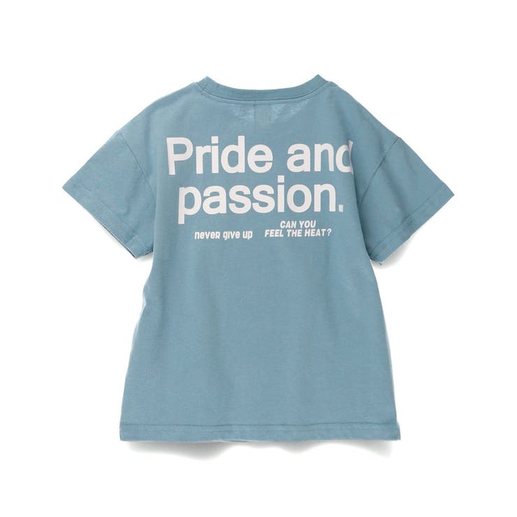 ブルーグレー | 【WEB限定/DRC】アソートロゴ半袖Tシャツ 春 トップス | ブランシェス