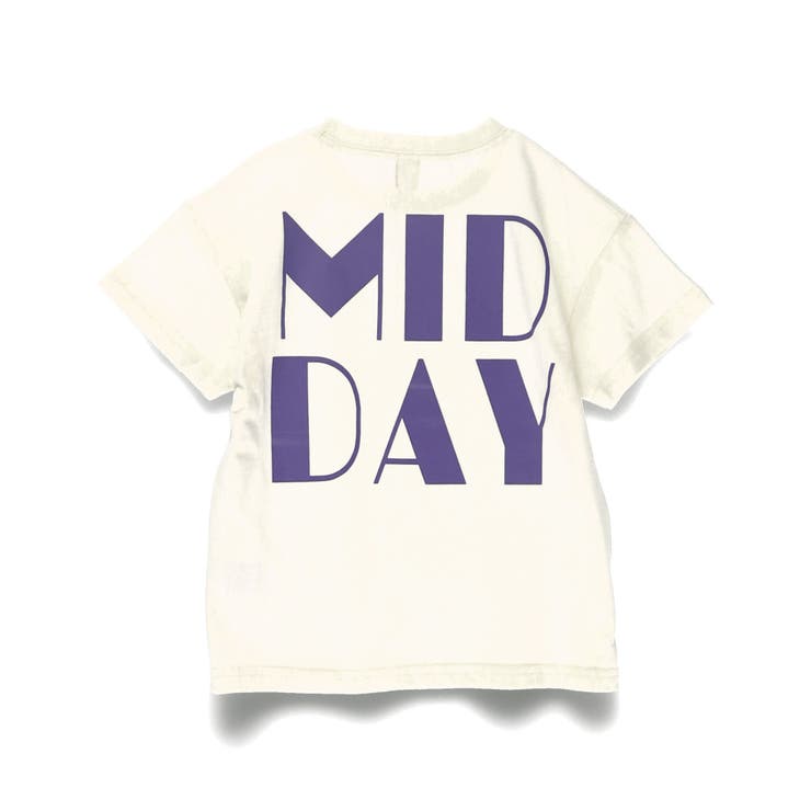 91:mid dayオフホワイト | 【WEB限定/DRC】アソートロゴ半袖Tシャツ 春 トップス | ブランシェス