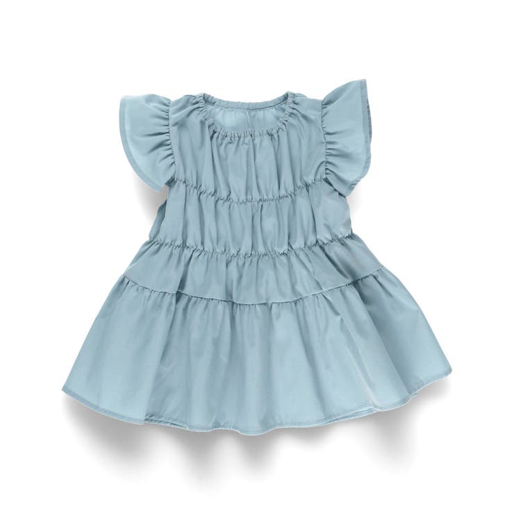 【WEB限定/DRC】ティアードチュニック 春 トップス | ブランシェス | 詳細画像2 