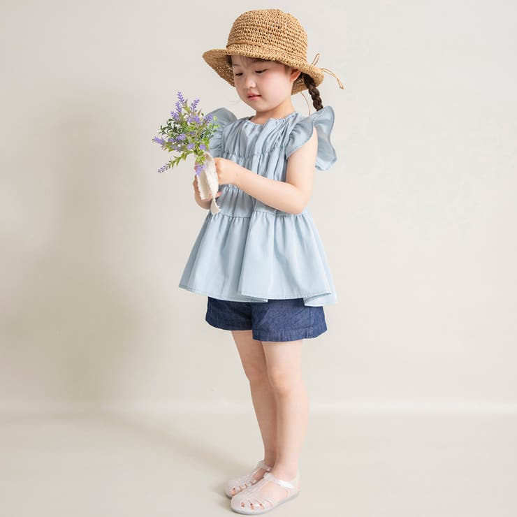 【WEB限定/DRC】ティアードチュニック 春 トップス | ブランシェス | 詳細画像3 