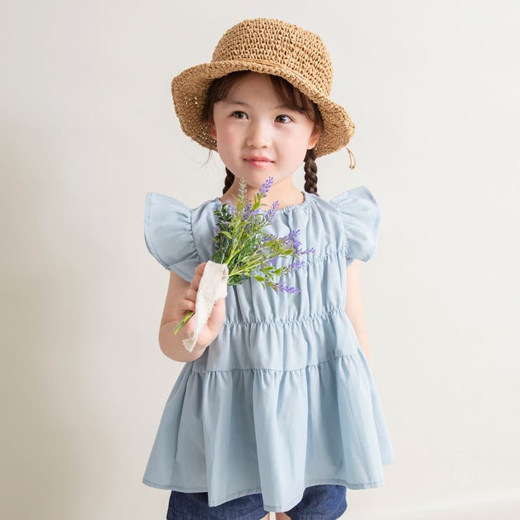 【WEB限定/DRC】ティアードチュニック 春 トップス | ブランシェス | 詳細画像7 