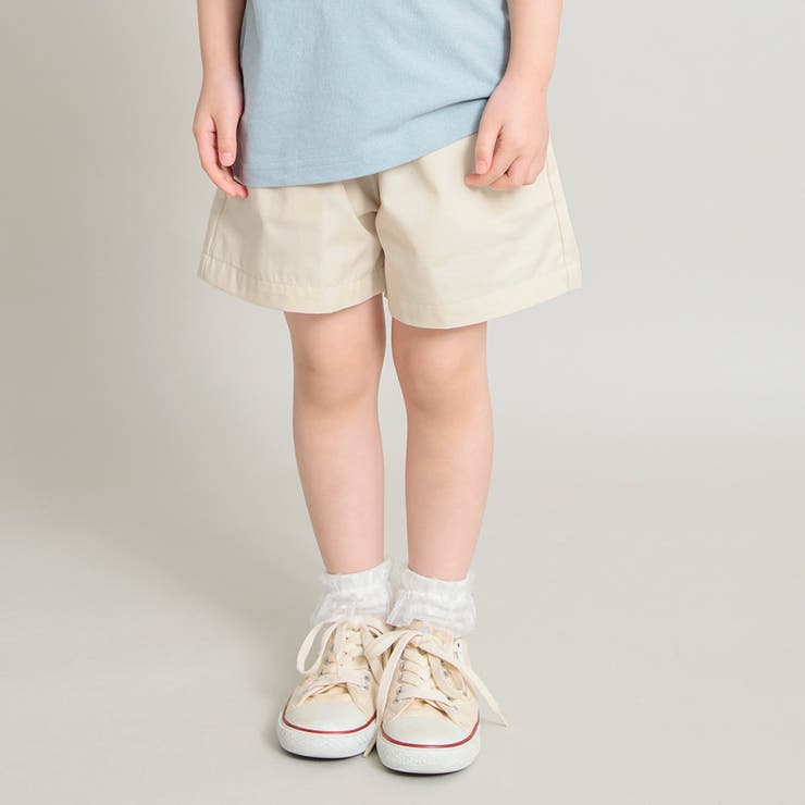 アイボリー | ウエスト リボン ショートパンツ | ブランシェス