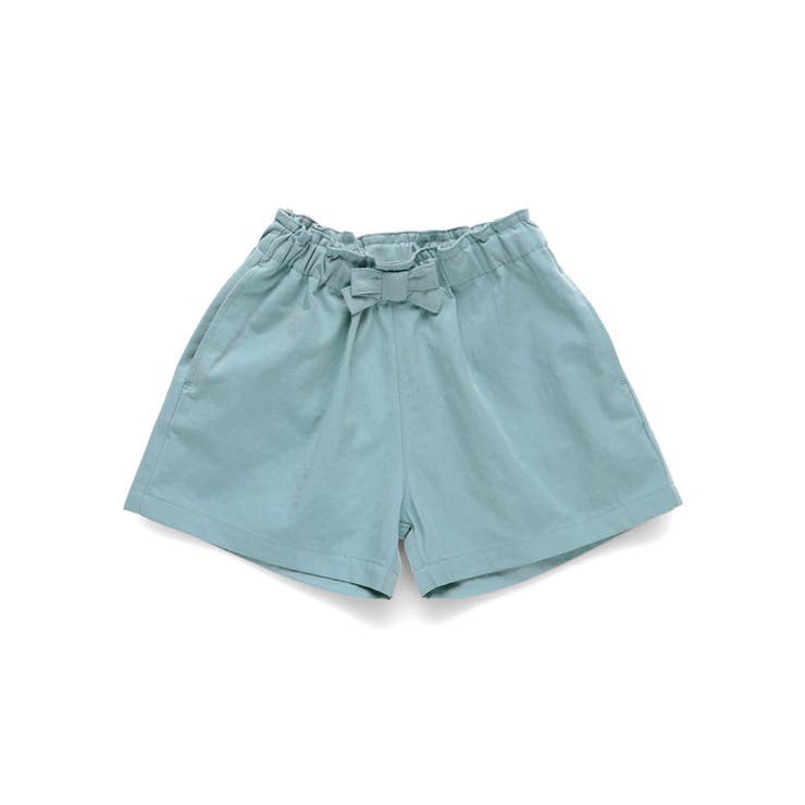 ブルーグレー | ウエスト リボン ショートパンツ | ブランシェス