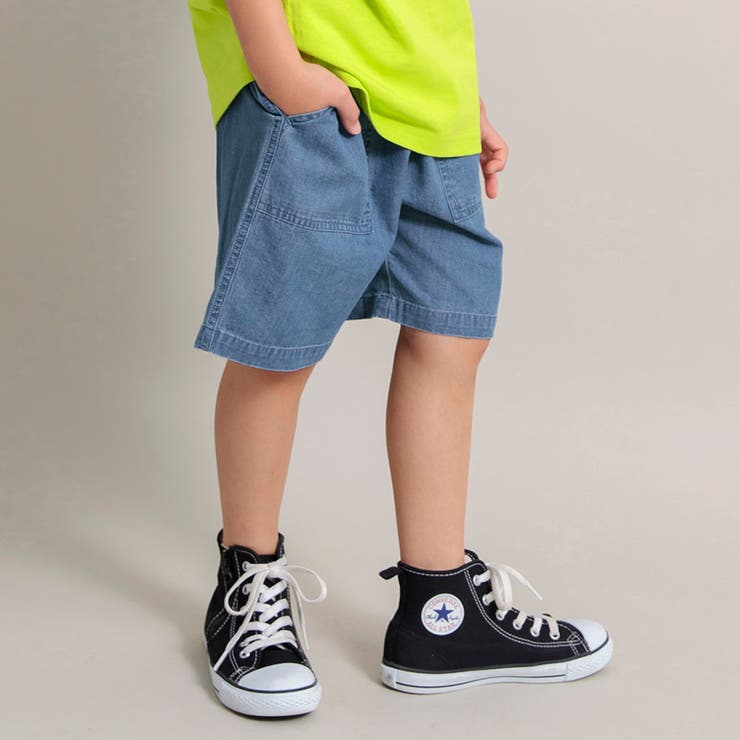 サックス | 【WEB限定/DRC】カラバリ ハーフパンツ/夏/ショートパンツ/デニム | ブランシェス