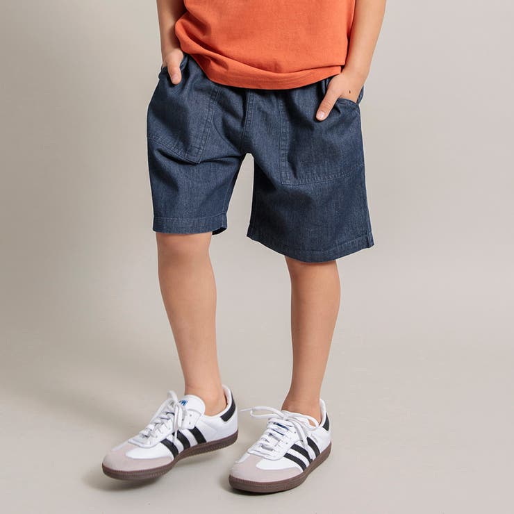 ブルー | 【WEB限定/DRC】カラバリ ハーフパンツ/夏/ショートパンツ/デニム | ブランシェス