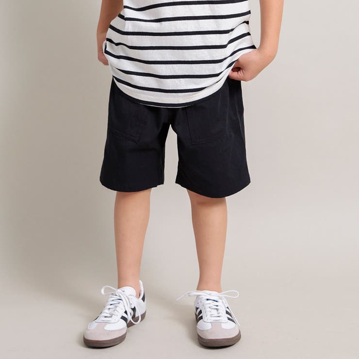 ブラック | 【WEB限定/DRC】カラバリ ハーフパンツ/夏/ショートパンツ/デニム | ブランシェス