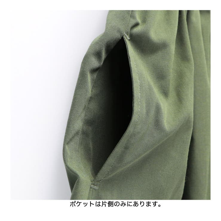 【WEB限定/DRC】ウエスト切替ドッキング半袖ワンピース | ブランシェス | 詳細画像10 