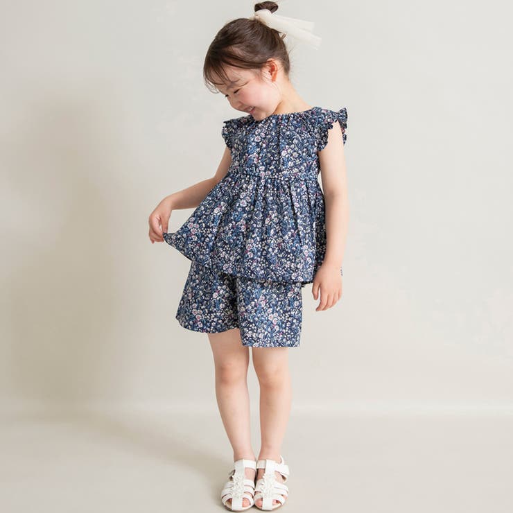 22:小花総柄 | 【WEB限定 DRC 綿100%】袖 | ブランシェス