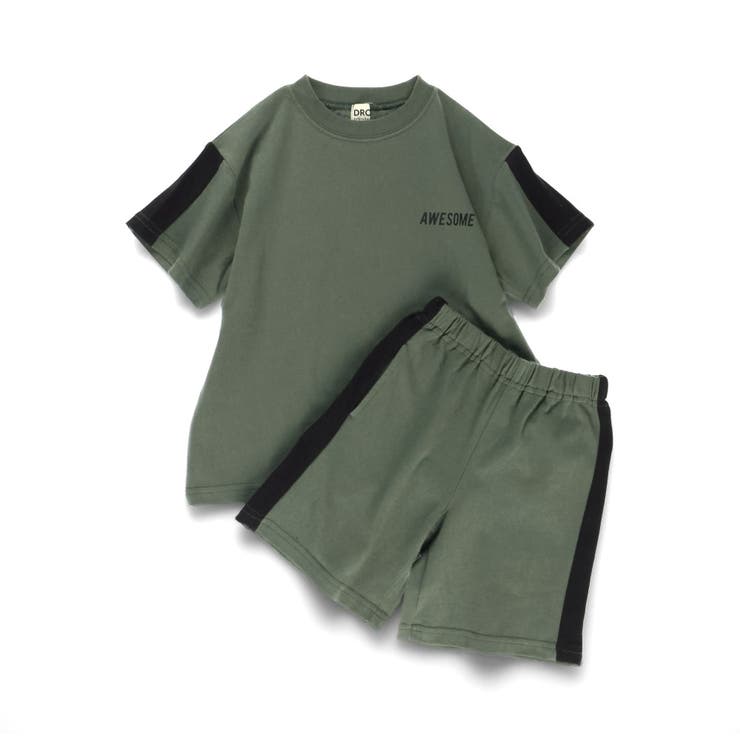 カーキ | 【WEB限定/DRC】サイドライン切替セットアップ | ブランシェス