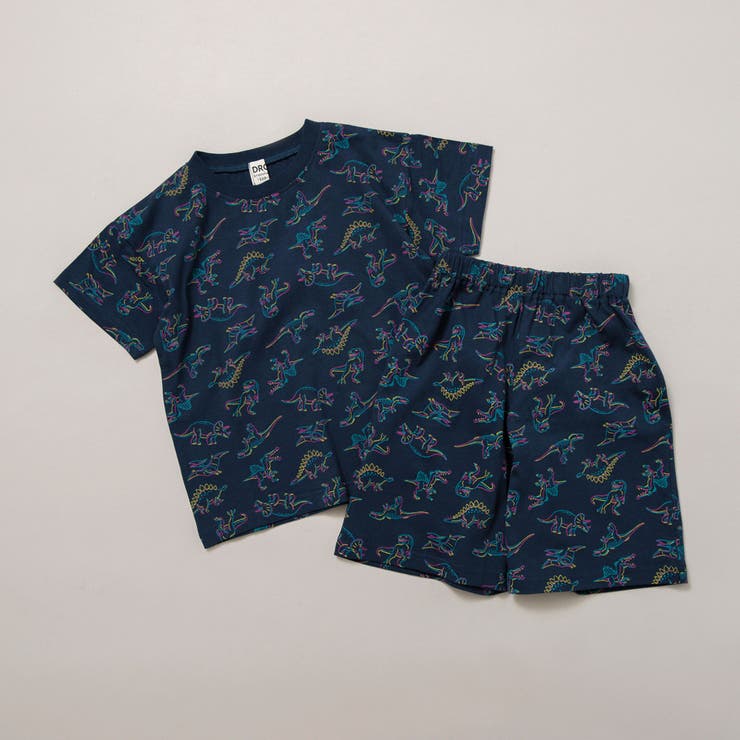 ネイビーブルー | 【WEB限定 DRC】アソート半袖パジャマ ルームウェア | ブランシェス