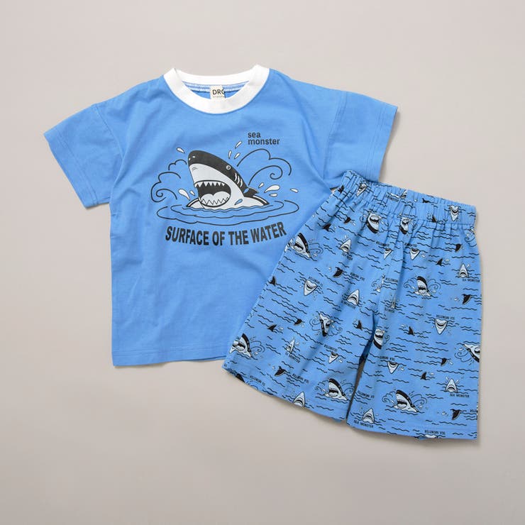 ブルーグレー | 【WEB限定 DRC】アソート半袖パジャマ ルームウェア | ブランシェス