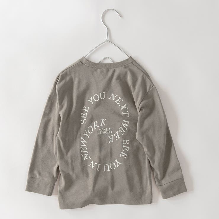 グレージュ | アソートグラフィック長袖Tシャツ 男の子 女の子 | ブランシェス