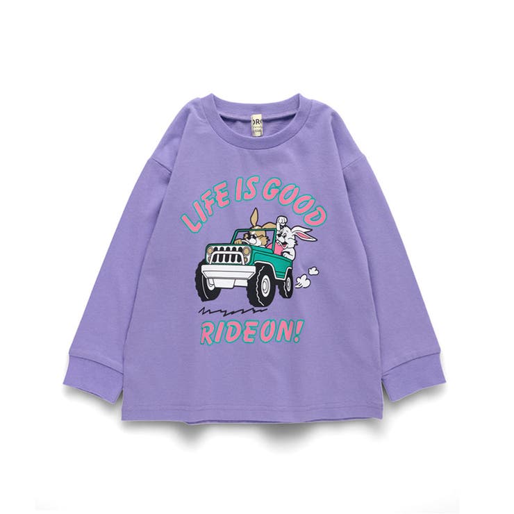 パープル | アソート グラフィック長袖Tシャツ 綿100% | ブランシェス