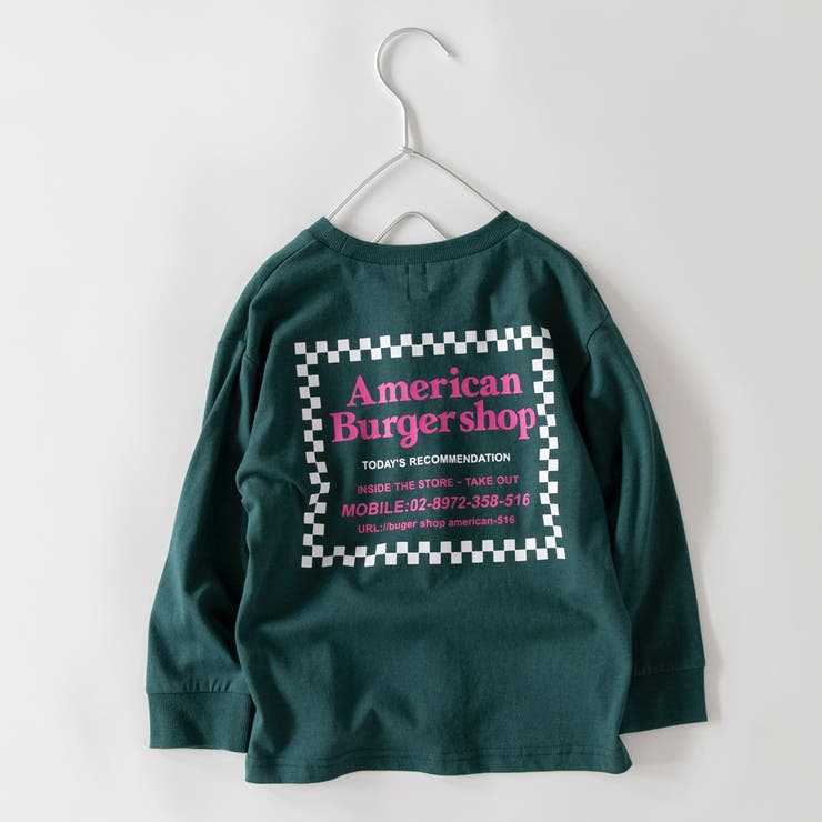 ダークグリーン | アソートグラフィック長袖Tシャツ 男の子 女の子 | ブランシェス