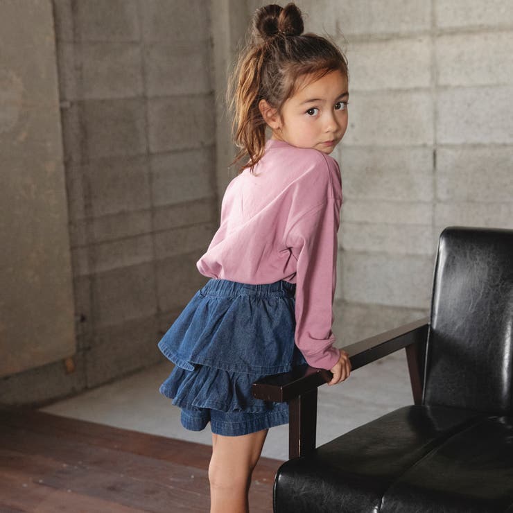 【WEB限定 DRC】オーバーサイズ無地長袖Tシャツ BIG | ブランシェス | 詳細画像7 