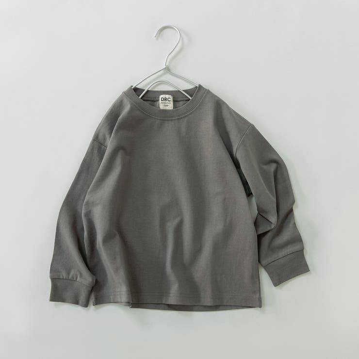 【WEB限定 DRC】オーバーサイズ無地長袖Tシャツ BIG | ブランシェス | 詳細画像12 