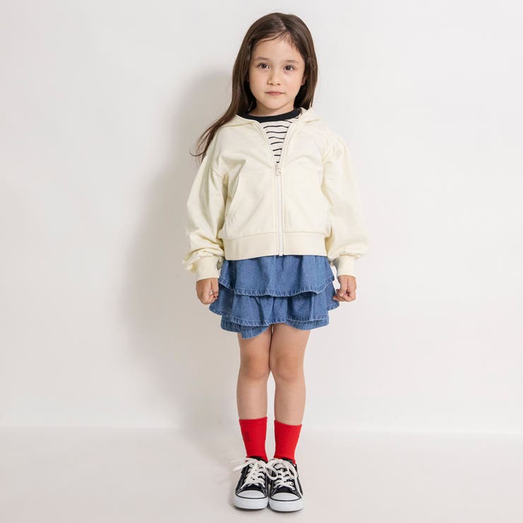 【WEB限定/DRC】フード リボン パーカー/トレーナー/女の子/150cm | ブランシェス | 詳細画像2 