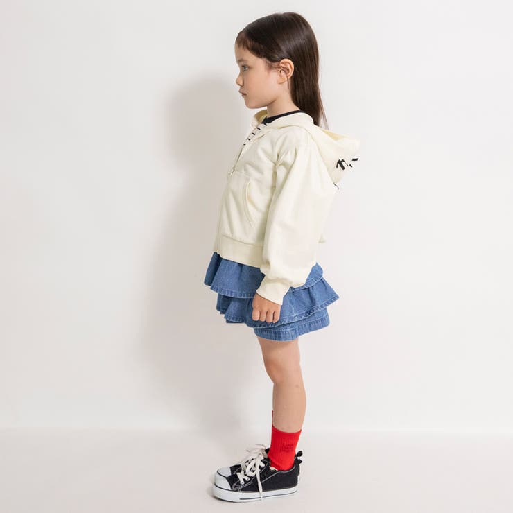 【WEB限定/DRC】フード リボン パーカー/トレーナー/女の子/150cm | ブランシェス | 詳細画像4 