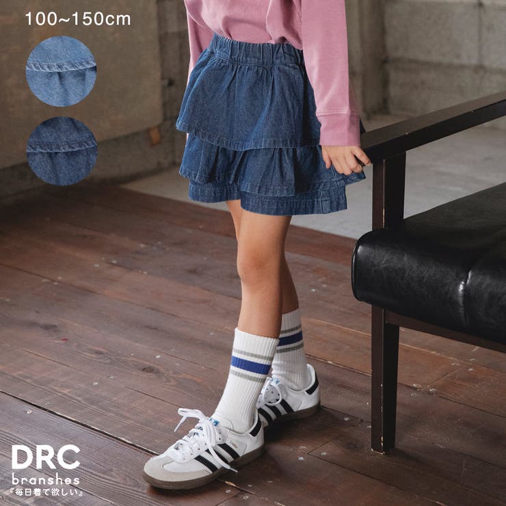 デニム フリル スカパン | ブランシェス | 詳細画像1 