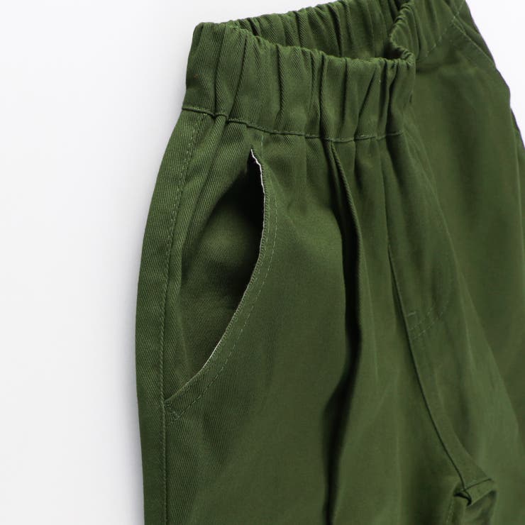 【WEB限定 DRC】オーバータックツイル ロングパンツ | ブランシェス | 詳細画像11 