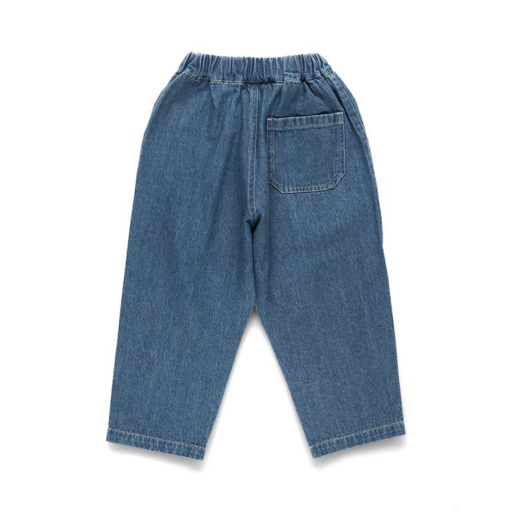 【WEB限定/DRC】オーバータッククラッシュデニムロングパンツ | ブランシェス | 詳細画像28 